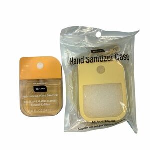 BRAZILIAN CARAMEL Hand Sanitizer with  Yellow Hand Sanitizer Case